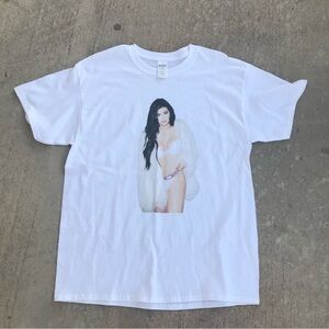 Kylie Jenner Logo White T Shirt
